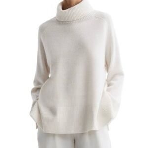 NWT Reiss Wool-Cashmere Blend Edina Roll Neck Sweater size XS